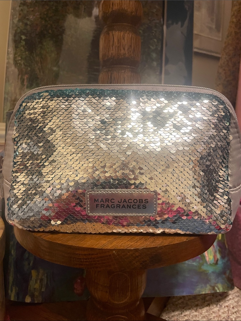 Marc Jacobs Fragrances Sequined Cosmetic Bag